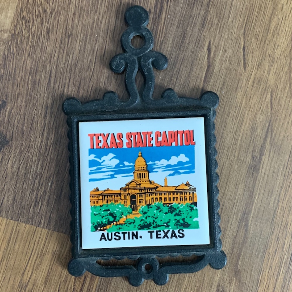 Vintage Austin TX Trivet